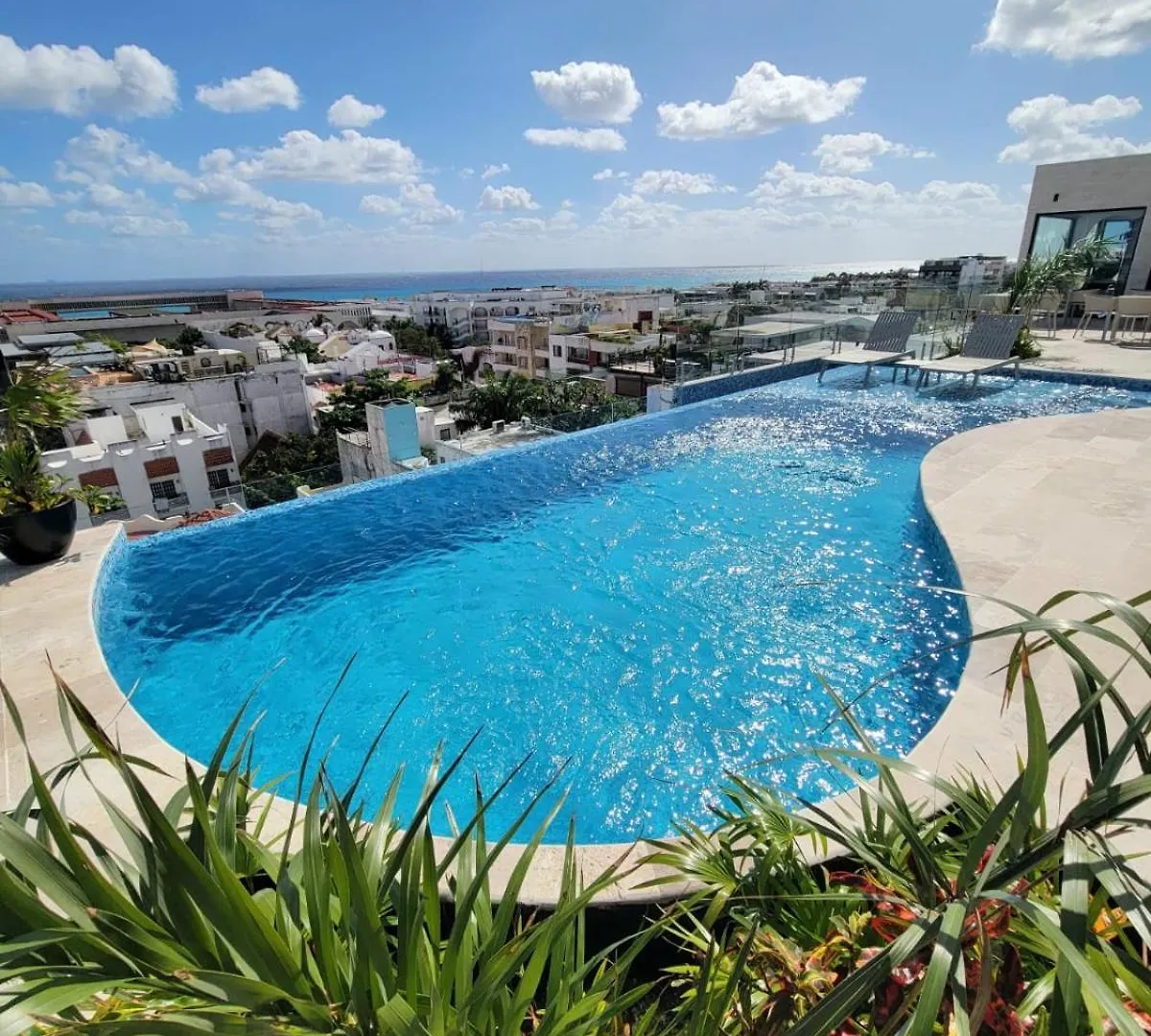 דירה פלאייה דל כרמן Escapate A La Playa Ubicacion Rooftop Y Alberca מקסיקו